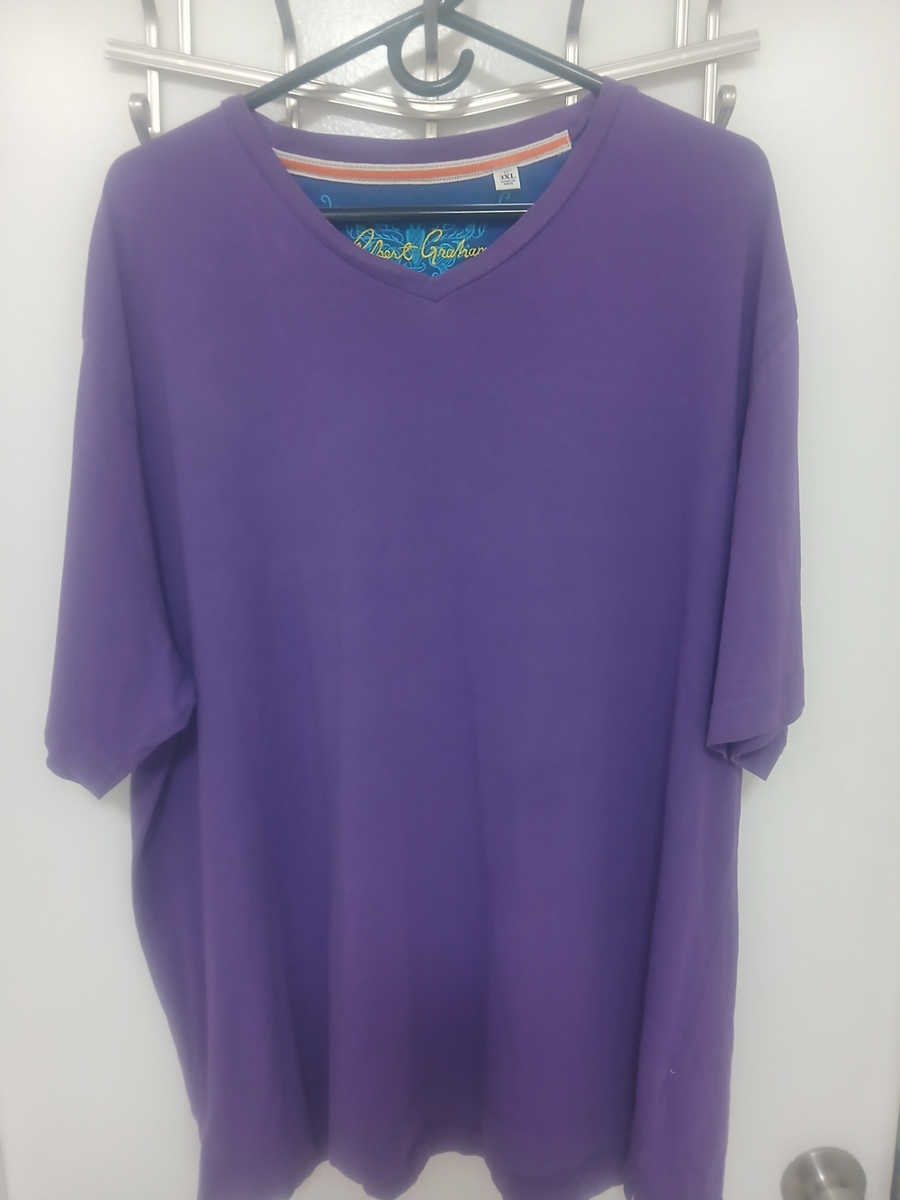Robert Graham Violet V-Neck Tee